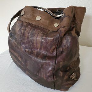 SOLD-   PRADA bag Daino Leather Purse Tote Hobo